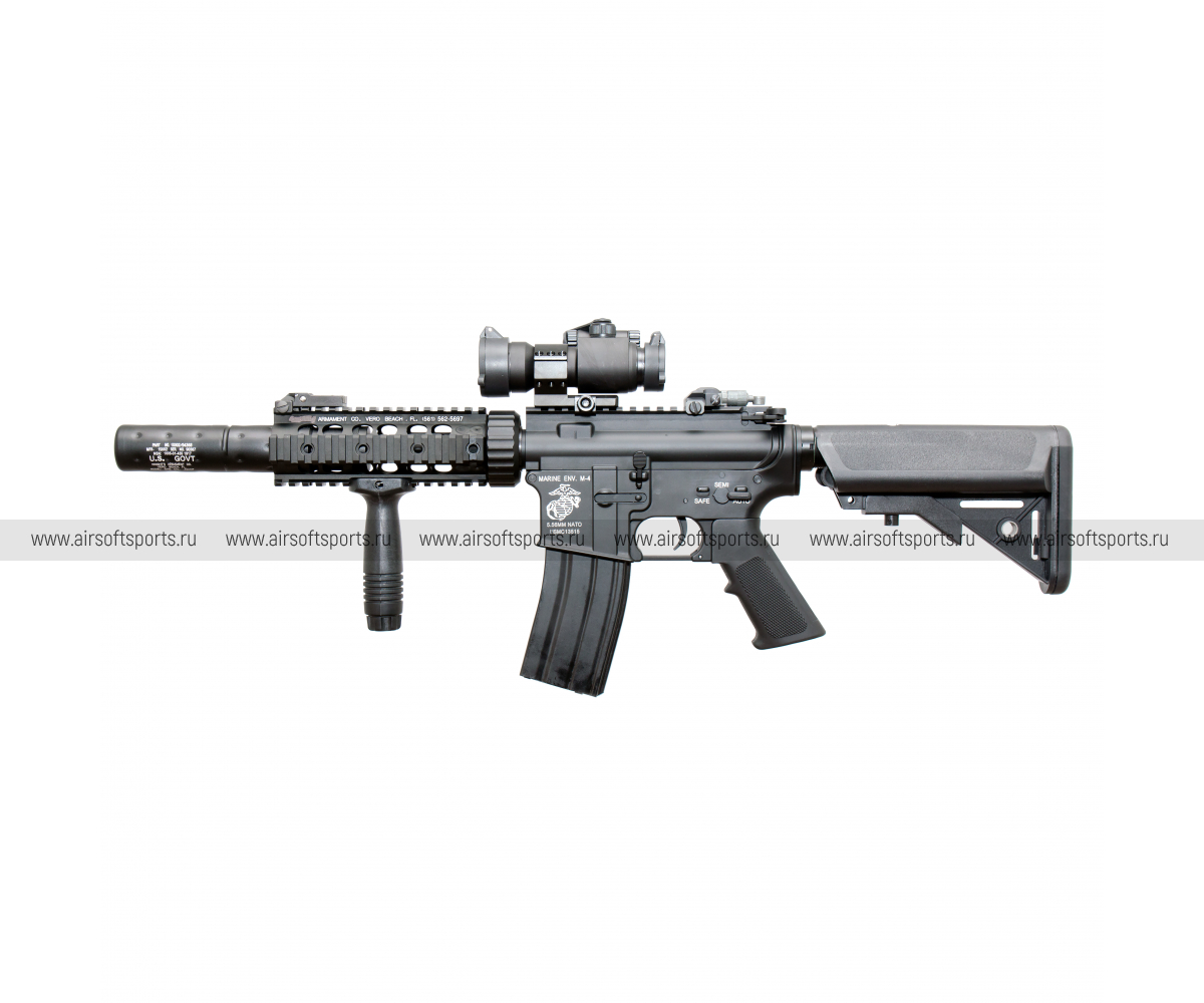 Купить Страйкбольный автомат (G&P) M4 Special Operation Marine GP297 в ...