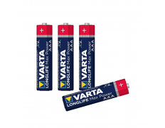 Батарейка (VARTA) LR03/AAA LONGLIFE MAX POWER (MAX TECH) - 4 шт