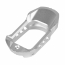 Накладка Magwell (CTM TAC) Large Flared Hi-Сapa CNC (Silver)