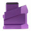 Увеличенная пятка магазина (CTM TAC) AAP-01/Glock (Violet)