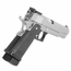 Страйкбольный пистолет (Tokyo Marui) Hi-Capa 5.1 GBB Stainless Green - Silver
