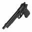 Страйкбольный пистолет (WE) M92 LONG (Black)
