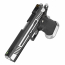 Страйкбольный пистолет (AW Custom) HX1002 Split Slide Hi-Capa (Silver)