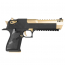 Страйкбольный пистолет (Cybergun) Desert Eagle L6 .50AE Green Gas (Golden\Black by WE)