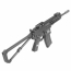 Страйкбольный автомат (EMG) KAC PDW M2 Standard Gas Blowback Rifle (Black)