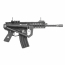 Страйкбольный автомат (EMG) KAC PDW M2 Standard Gas Blowback Rifle (Black)