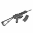 Страйкбольный автомат (EMG) KAC PDW M2 Standard Gas Blowback Rifle (Black)