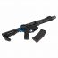 Страйкбольный автомат (Cyma) AR15 Strike Industries AEG Platinum 10 inch (Blue)