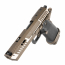 Страйкбольный пистолет (EMG) TTI Sand Viper GBB Semi / Full Auto (by AW Custom) Brown