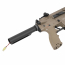 Страйкбольный автомат (East Crane) HK416 RIS Geissele 10.5 INCH silencer EC-105-P-SE-DE-UP