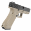 Страйкбольный пистолет (East Crane) Glock 17 gen.5 Black/TAN EC-1102-DE1