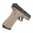 Страйкбольный пистолет (East Crane) Glock 17 Gen.4 Black/Tan EC-1106 DE1