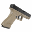 Страйкбольный пистолет (East Crane) Glock 18C gen.3 Black/Tan EC-1103 DE1