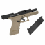 Страйкбольный пистолет (East Crane) Glock 17 Combat Master TTI Black/Tan EC-1104 DE1