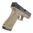 Страйкбольный пистолет (East Crane) Glock 17 gen.3 Black/TAN EC-1101-DE1