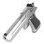 Страйкбольный пистолет (Cybergun) Desert Eagle .50AE (Silver by WE)