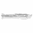 Рамка для пистолета (CTM TAC) FUKU-2 Baby Shark AAP-01/C CNC UPPER (Silver)
