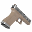 Страйкбольный пистолет (WE) GLOCK 18C Custom Force GBB (Tan/Silver/Silver) 