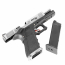 Страйкбольный пистолет (WE) GLOCK 17 Custom Force GBB (Black/Silver/Silver)