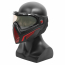 Маска защитная (FMA) F5 STORM GOGGLE MASK (Black/Red) Прозрачная линза
