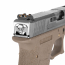 Страйкбольный пистолет (WE) GLOCK 18C Custom Force GBB (Tan/Silver/Silver) 