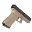 Страйкбольный пистолет (WE) GLOCK 17 Gen.4 Type B GBB (TAN) 