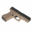 Страйкбольный пистолет (WE) GLOCK 19 Gen.4 Type B GBB (Tan)