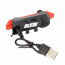 Маячок (WADSN) Bicycle Light RED (Black) 