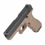 Страйкбольный пистолет (KJW) GLOCK 18 (TAN) CO2 