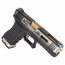 Страйкбольный пистолет (WE) GLOCK 17 Custom (Black/Silver/Gold)
