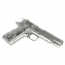 Страйкбольный пистолет (WE) COLT 1911 Classic FLORAL GBB (Silver)