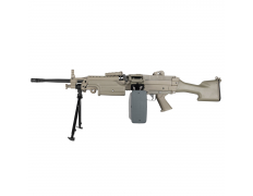 Страйкбольный пулемет (A&K) M249 MK II (Пластик) TAN