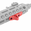 Ручка тактическая (WADSN) Angled Foregrip Hand-Stop for KeyMod/M-LOK (RED)