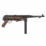 Страйкбольный автомат (AGM) MP40 AEG (Plastic-Wood)