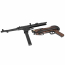 Страйкбольный автомат (AGM) MP40 AEG (Plastic-Wood)