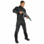 Костюм (WoSport) Combat Uniform с наколенниками и налокотниками Black (L)