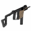 Страйкбольный пистолет-пулемёт (KRYTAC) KRISS Vector AEG SMG Gen 2 Folding Stock (Two-Tone)