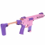 Страйкбольный пистолет-пулемёт (G&G) FAR 9 Rapid Folding PCC AEG Pink