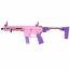 Страйкбольный пистолет-пулемёт (G&G) FAR 9 Rapid Folding PCC AEG Pink