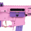 Страйкбольный пистолет-пулемёт (G&G) FAR 9 Rapid Folding PCC AEG Pink