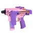 Страйкбольный пистолет-пулемёт (G&G) FAR 9 Rapid Folding PCC AEG Pink
