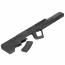 Страйкбольный автомат (S&T) T21 Flat Top Pro Suppressor EBB (Black)