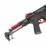 Страйкбольный автомат (Cyma) Platinum Strike Industries Competition AEG 7 inch (RED)