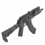 Страйкбольный автомат (Cyma) Strike Industries TRAX AK74 (SI.076A.CQB Black) Platinum version AEG