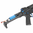 Страйкбольный автомат (Cyma) Platinum Strike Industries Competition AEG 7 inch (Blue)