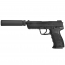 Страйкбольный пистолет (Tokyo Marui) HK45 Tactical GBB (Black)