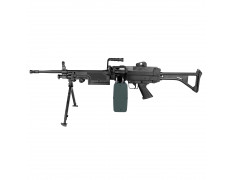 Страйкбольный пулемет (A&K) M249 MK I (Пластик) Black