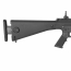 Страйкбольный автомат (East Crane) SR25 M110 12.5 INCH (Black) EC-901 SE