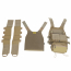 Бронежилет облегченный (EmersonGear) FCS Style VEST W MK Chest Rig SET (Coyote)