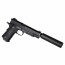 Страйкбольный пистолет (RWA) Colt Nighthawk Custom Covert OPS c глушителем CO2